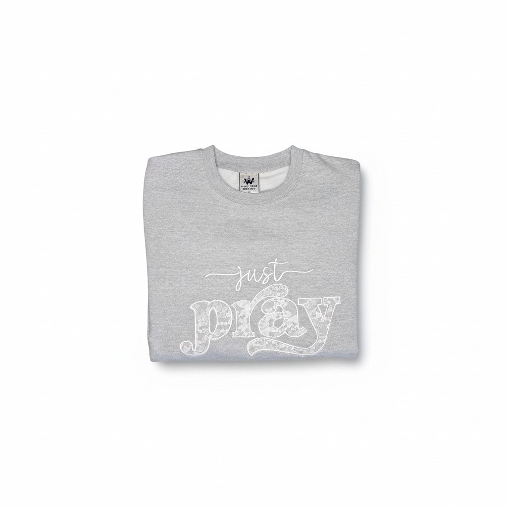 Just pray lace applique