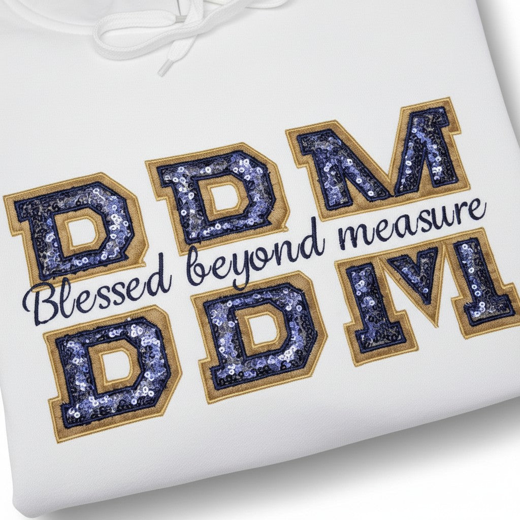 Blessed beyond measure applique